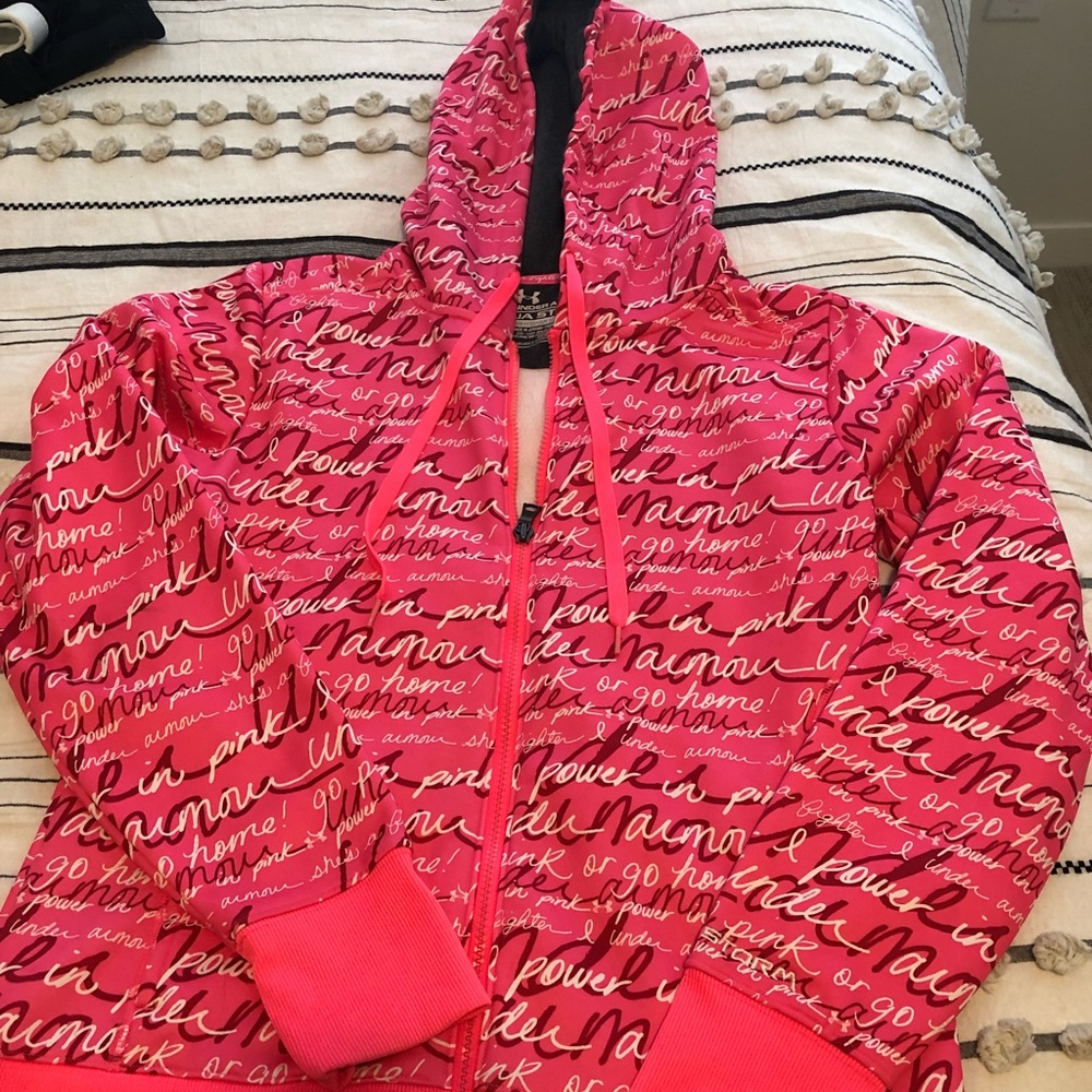 Under armour zip up hoodie